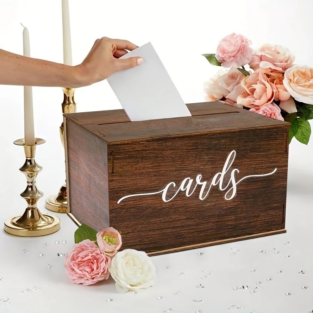 Nowa Drewniana Skrzynka na Kar – Wedding Card Box recenzja i cena