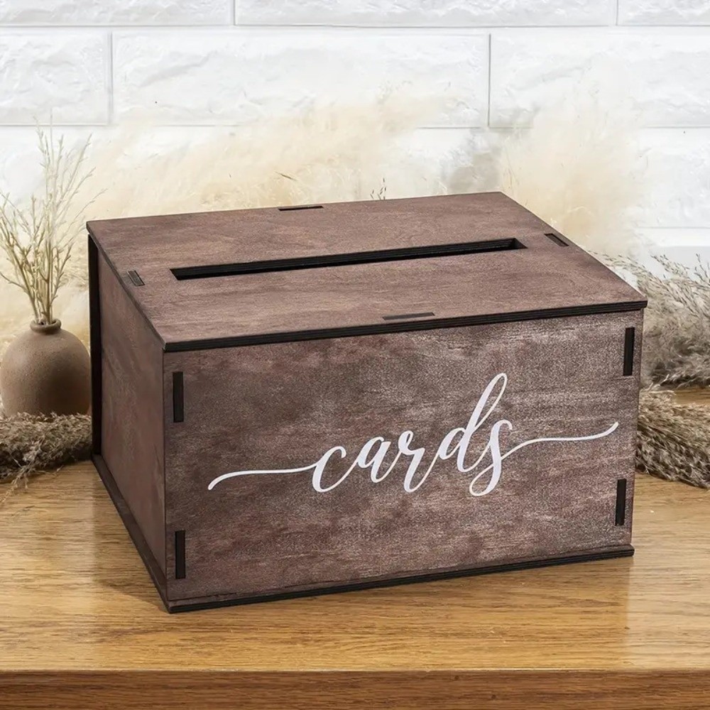 Nowa Drewniana Skrzynka na Kar – Wedding Card Box recenzja i cena