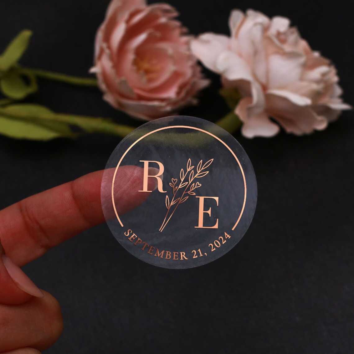 Przezroczyste botaniczne nakle – Wedding Envelopes recenzja i cena