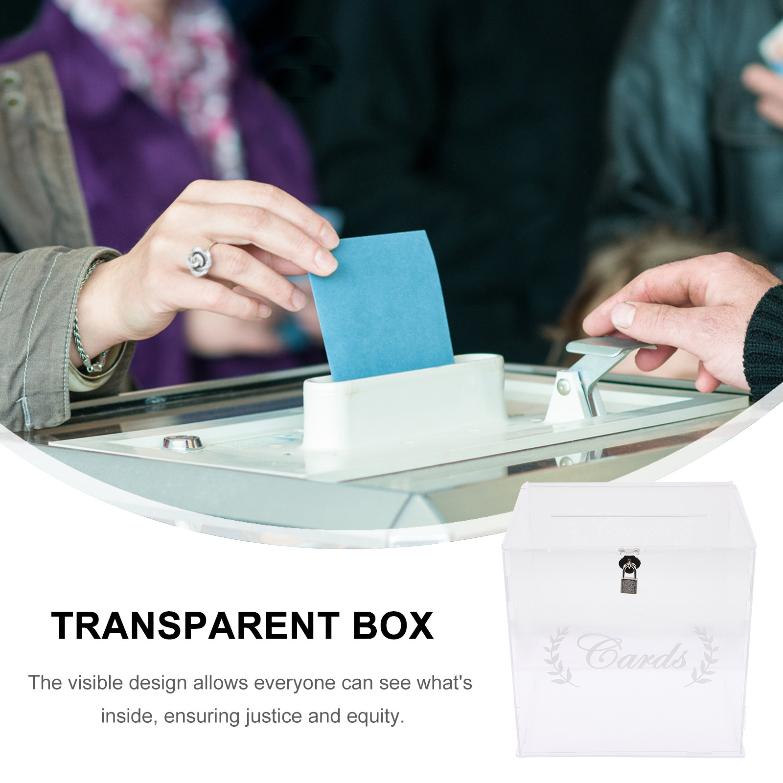Akrylowe, przezroczyste pudełk – Wedding Card Box recenzja i cena